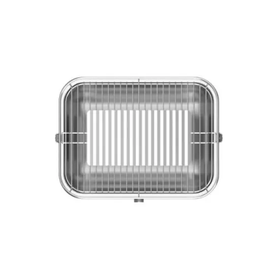 BBQ Dragon Zephyr BBQD550 Rectangle Grill: Portable Hibachi-Style, No Assembly, Steel Grates image {4}