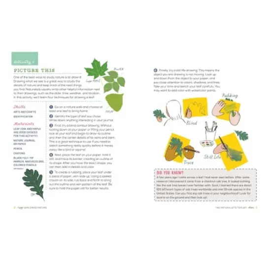 Exploring Nature Activity Book for Kids - by Kim Andrews (Paperback) image {1}