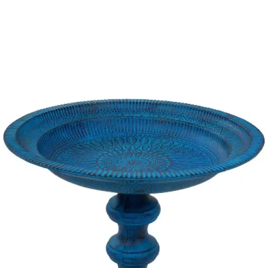 Sunnydaze Backyard Beauty Cast Aluminum Metal Bird Bath image {3}