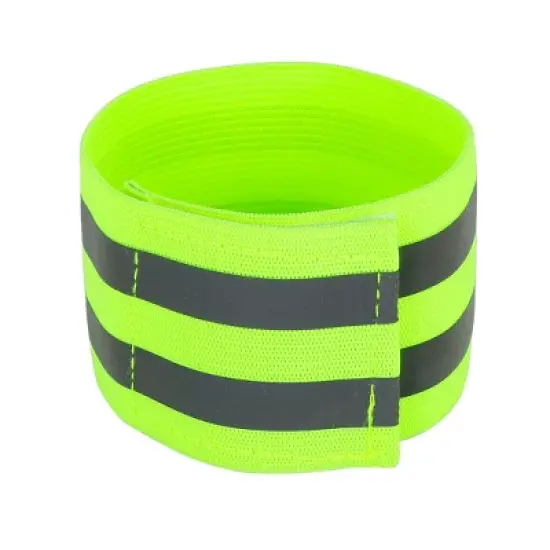Unique Bargains Reflective Bands for Wrist Reflective Wristbands High Visibility Night Safety Cycling Reflector Tape Straps Bracelet 4 Pcs image {5}