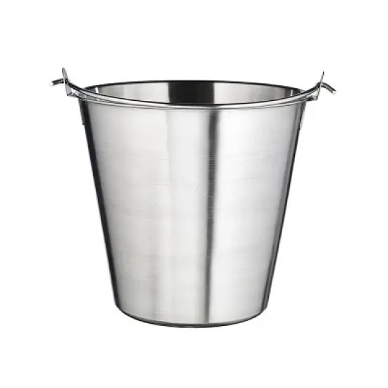 Winco Utility Pail, Stainless Steel, 13 Quart image {1}