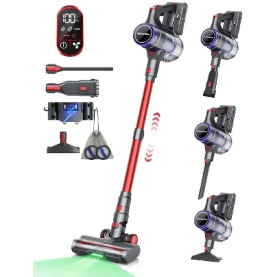 FAPO Cordless Vacuum Cleaner, 48kPa Powerful Stick Vacuum,Lightweight Upright for Home Hard Floor Carpet Pet Hair image {12}