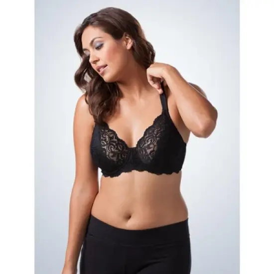 Leading Lady The Ava - Scalloped Lace Underwire Full Figure Bra image {5}