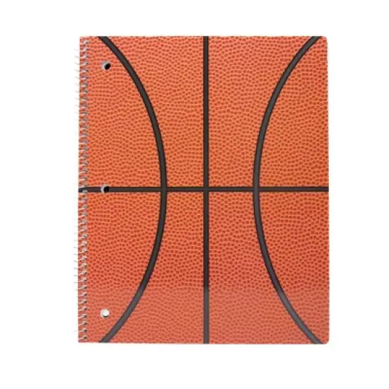 Continental Accessory Hoops Basketball Skin Subject Notebook 80ct Wide Ruled, School Supplies image {4}