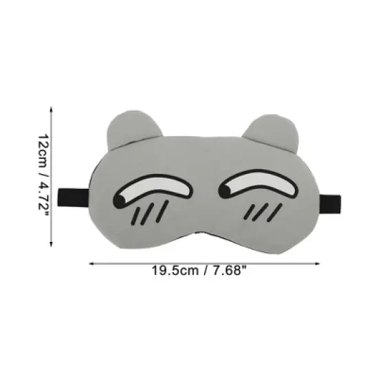 Unique Bargains Soft Cartoon Cunning Expression Sleep Mask 1 Pc image {3}