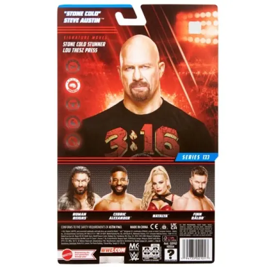 WWE Series 133 Stone Cold Steve Austin Action Figure image {1}