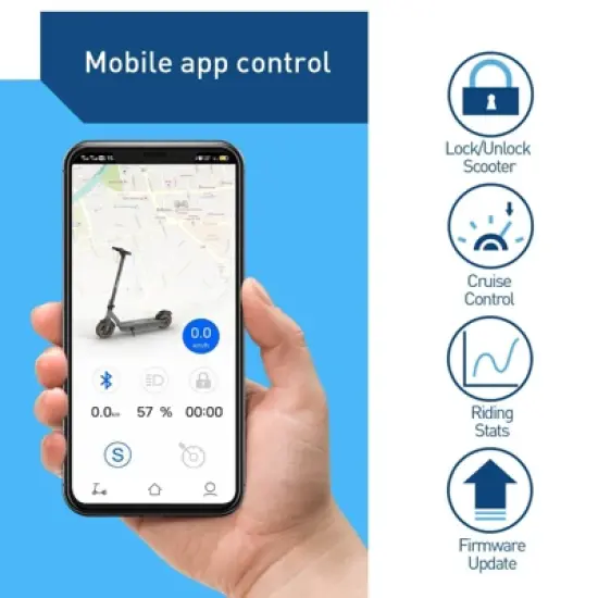 Hiboy S2 MAX Electric Scooter - Gray image {10}