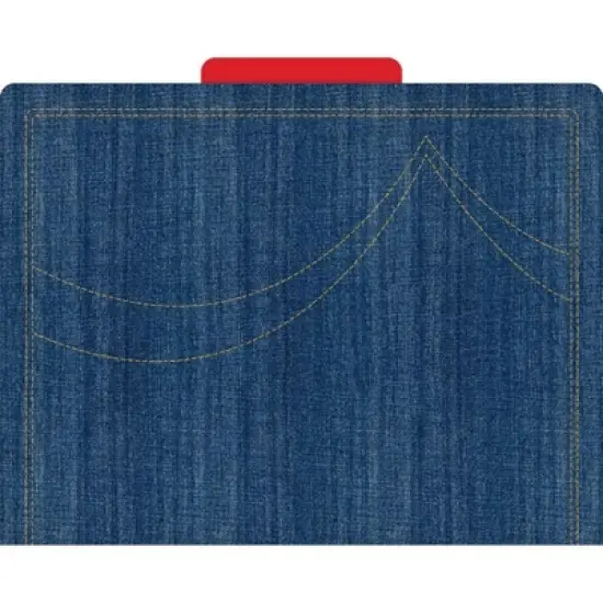 Barker Creek Western Letter-Size File Folders Multi-Design Set 24 per Set: Top Tab, Non-Pronged, 50 Sheet Capacity, Multicolored image {1}