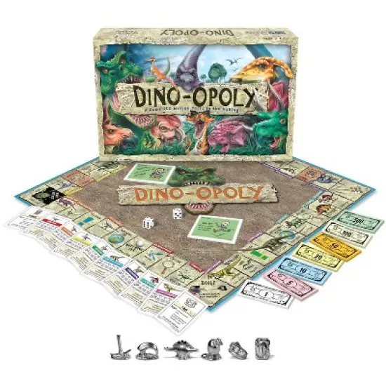 Late for the Sky: Dino-Opoly Monopoly Board Game image {3}