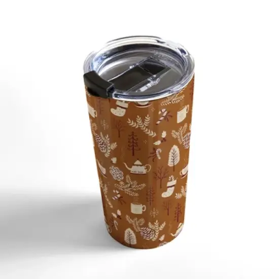 Pimlada Phuapradit Christmas Woods 2 20 oz Stainless Steel Travel Mug - Deny Designs image {1}