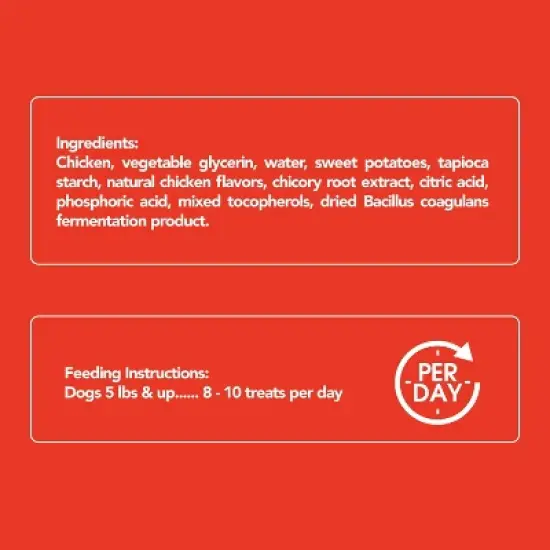 Get Naked Biteables Digestive Health Functional Chicken Flavor Soft & Chewy Training Dog Treats - 6oz image {2}