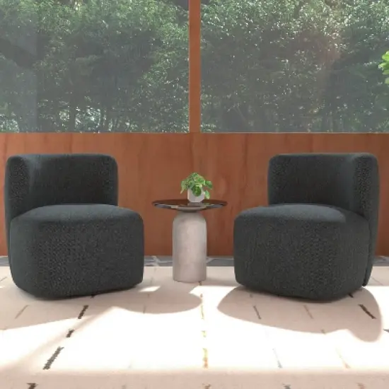 Neko Swivel Chair in Tweed - Threshold&trade; image {9}