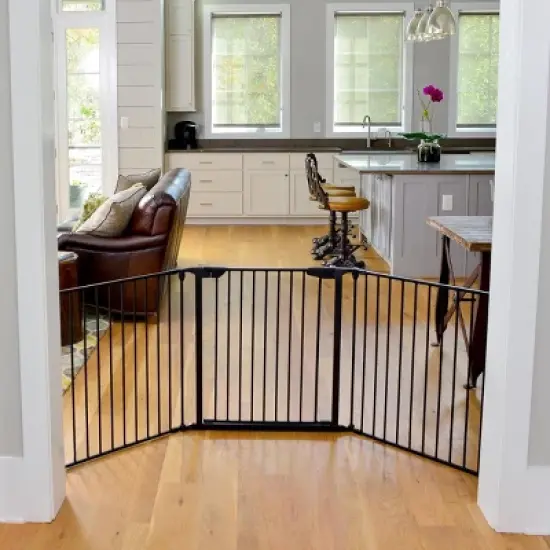 Cardinal Gates EX100 XpandaGate Expandable Baby & Pet Gate - Black image {4}