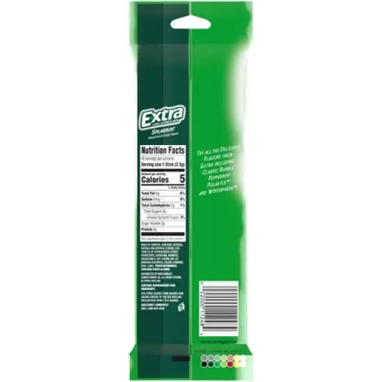 Extra Sugar-Free Spearmint Gum Multipack - 15ct/3pk image {3}