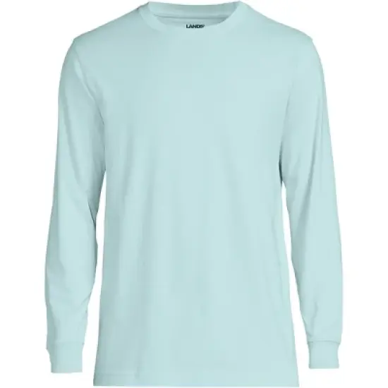 Lands' End Men's Super-T Long Sleeve T-Shirt image {15}