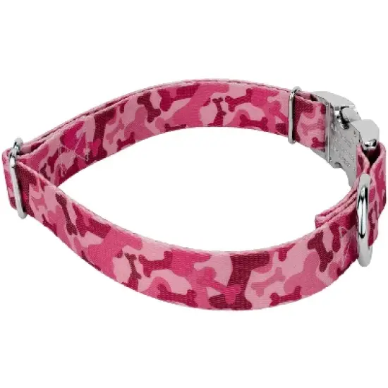 Country Brook Petz Premium Pink Bone Camo Collar and Leash image {4}