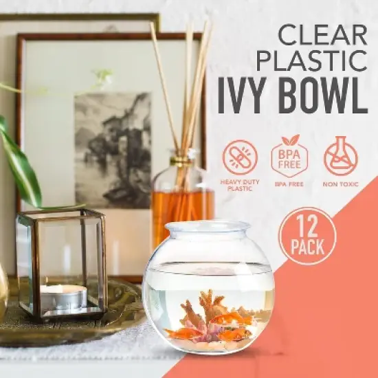 Sterline Plastic Ivy Bowls - 16 Oz Fish Bowls image {3}