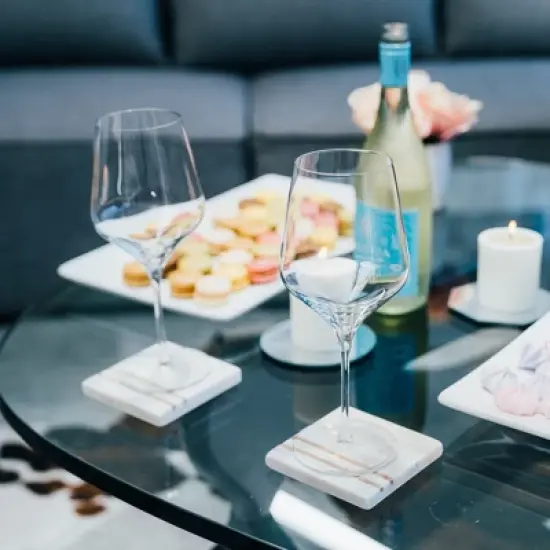 Libbey Signature Greenwich White Wine Glasses, 20 ounce, Set of 4 image {4}