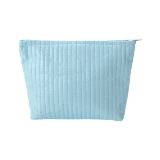 Unique Bargains Simple Vertical Strips Makeup Bag 1 Pc image {7}