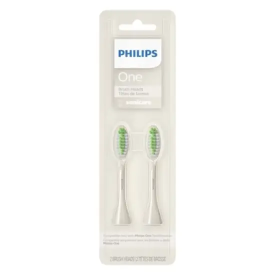 Philips One by Sonicare Replacement Electric Toothbrush Head - 2pk image {10}