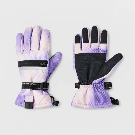 Girls' Ripstop Ski Gloves - All in Motion&trade; image {5}