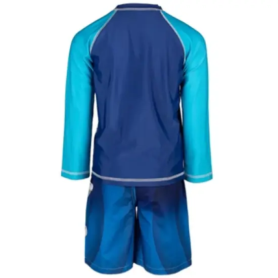 SPACE JAM Looney Tunes Buggs Bunny Daffy Duck Sylvester Rash Guard and Swim Trunks Little Kid to Big Kid image {6}