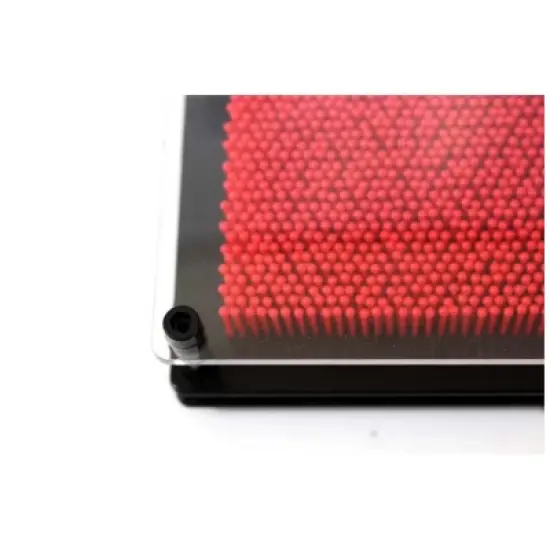 Insten 3D Pin Toy Art Impression Board, Red, 6 x 8 x 2 in image {2}