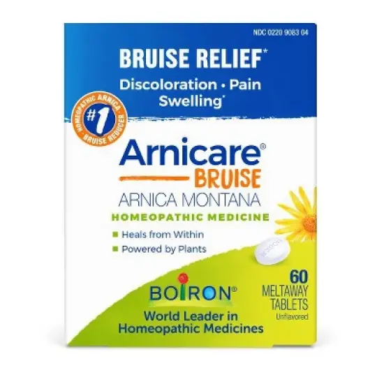 Arnicare Bruise by Boiron Homeopathic Medicine For Bruise Relief  -  60 Tablet image {2}