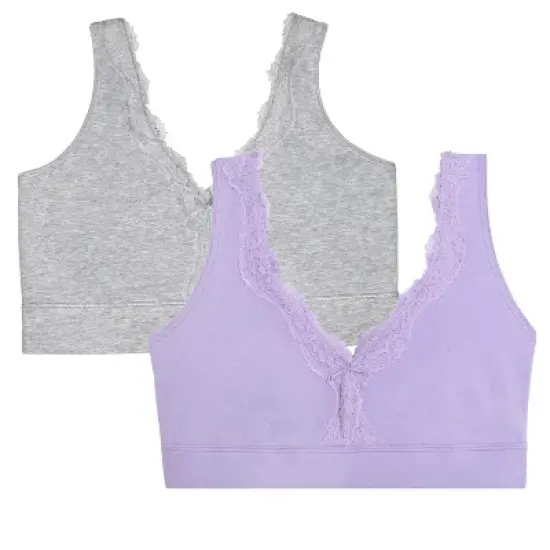 Fruit of the Loom Women's Smoothing Back Full Coverage Wireless Bralette image {8}