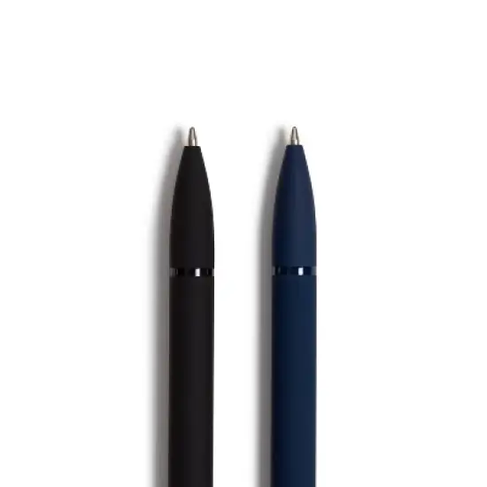 U Brands 4pk Ballpoint Pens Monterey Soft Touch 2 Black 2 Blue image {4}