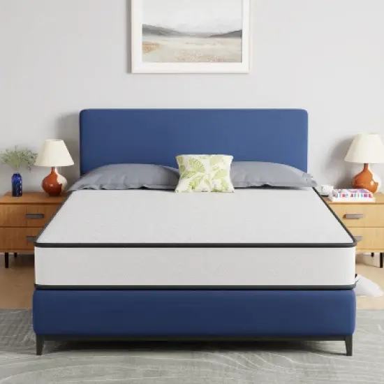 FDW 8 Inch Mattress Medium Firm Spring Mattress Cool Sleep Pressure Relief Fiberglass Free Mattress in a Box CertiPUR-US Certified image {9}