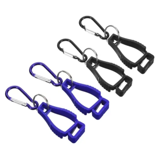 Unique Bargains Wear-Resistant Construction Workshop Prevent Losing Hook Clips 4 Pcs image {4}