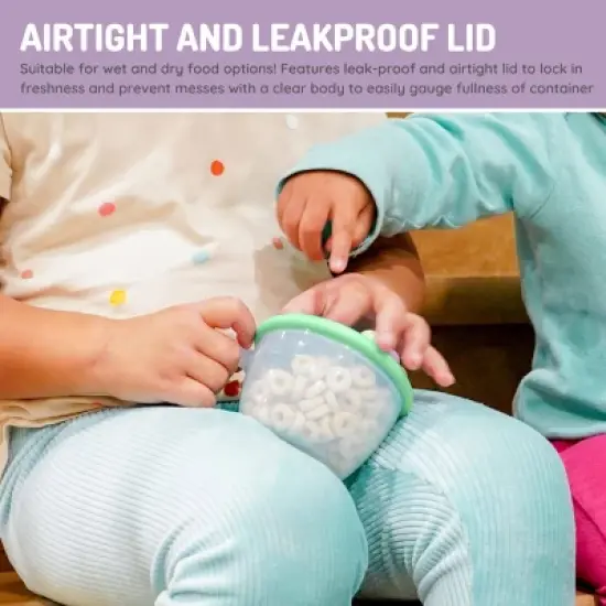 Melii Abacus Snack Container - 11.5 fl oz - Mint image {4}