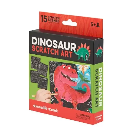 Crocodile Creek Scratch Art Dinosaur image {2}