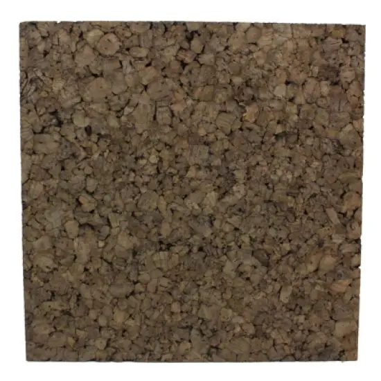 Flipside Products Dark Cork Tiles, 12" x 12", Pack of 4 image {1}