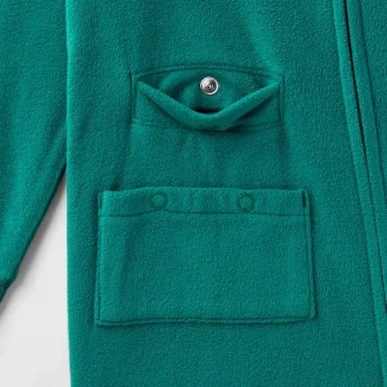 Toddler Adaptive Abdominal Access Fleece Union Suit Pajamas - Cat & Jack&trade; image {3}