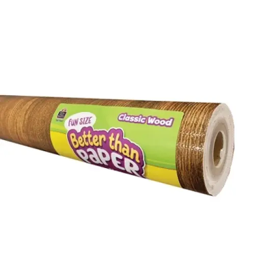 Teacher Created Resources&reg; Fun Size Better Than Paper&reg; Bulletin Board Roll, 18" x 12', Classic Wood image {3}