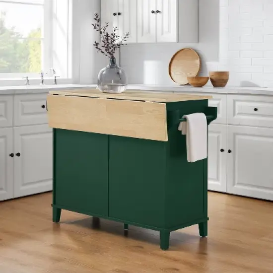 Cora Drop Leaf Kitchen Island - Crosley image {3}
