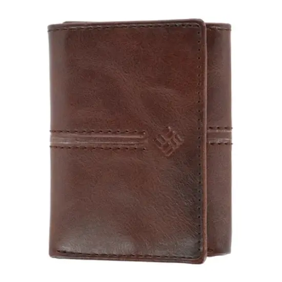 Columbia Men's RFID Protected Trifold Wallet with Double Row Stitching image {4}