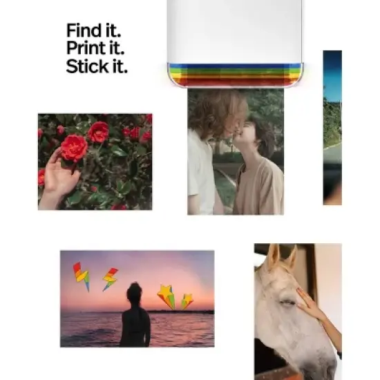 Polaroid Hi-Print Printer 2 - White: Mobile Bluetooth Photo Printer for Android & iOS image {2}