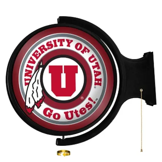University Original Round Rotating Lighted Wall Sign image {90}