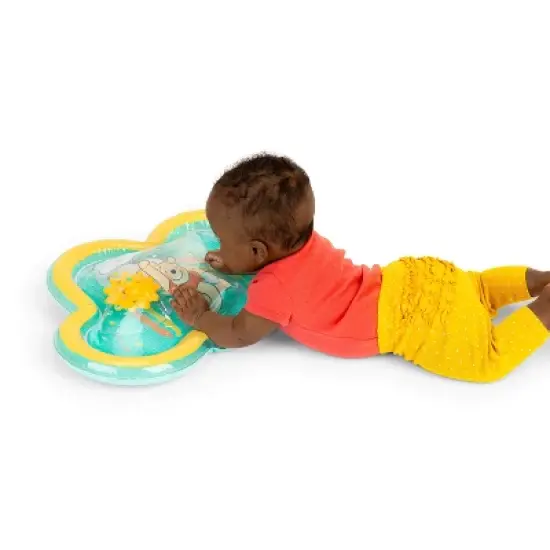 Bright Starts Disney Winnie the Pooh Once Upon a Tummy Time Water Mat - Blue image {12}