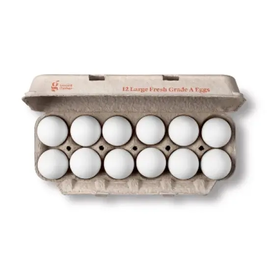 Grade A Large Eggs - 12ct - Good & Gather&trade; (Packaging May Vary) image {1}