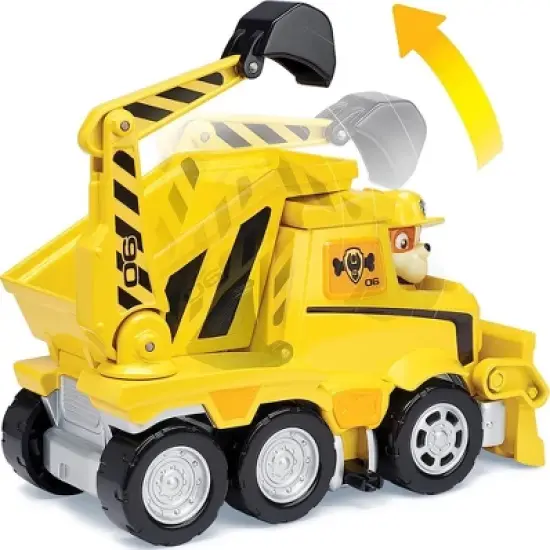 Paw Patrol Rubble's Ultimate Rescue Bulldozer with Moving Scoop and Lift-up Dump Bed, Ages 3 and Up image {2}