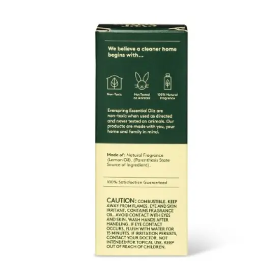 Lemon Pure Essential Oil - 0.5 fl oz - Everspring&trade; image {2}