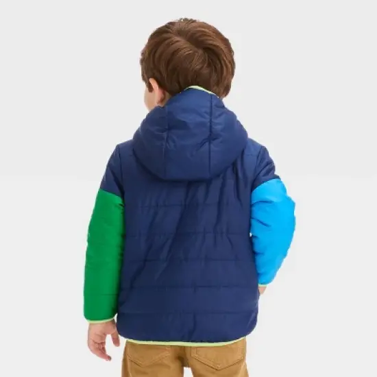 Toddler Reversible Puffer Jacket - Cat & Jack&trade; image {1}