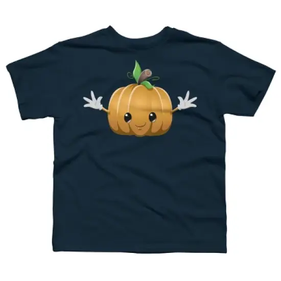 Boy's Design By Humans Halloween Pumpkin Monster 6 By LironPeer T-Shirt image {4}