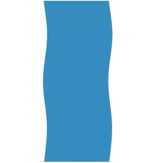 Swimline Round Solid Mystri Unibead Liner for Above Ground Swimming Pools 24' - Blue image {1}