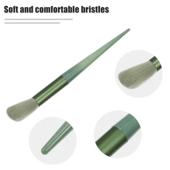 Unique Bargains Travel Makeup Brush Set Eyeshadow Brush Foundation Contour Concealer Blusher Brush 13Pcs image {2}