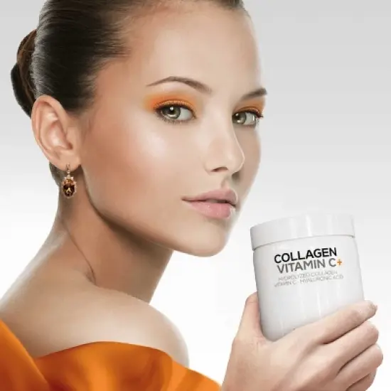 Codeage Collagen Peptides Powder Vitamin C, Enzymes, Hyaluronic Acid, Hydrolyzed Protein - 9.98 oz image {5}